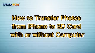 How to Transfer Photos from iPhone to SD Card with or without Computer [upl. by Niatsirk]