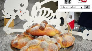 PAN DE MUERTO  VickyRecetaFacil [upl. by Sharyl]