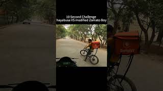 Hayabusa Vs zomato boy trending shorts shortvideo [upl. by Ayiram625]