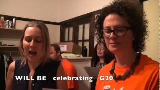 2014 Brisbane G20 Complaints Choir [upl. by Werna264]