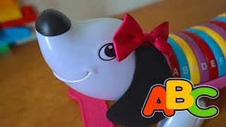 Cute Puppy Teach ABC Alphabet [upl. by Ahsercul]