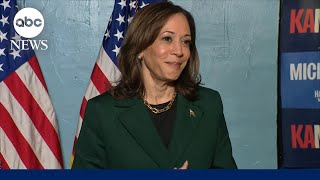 Kamala Harris on the trail in Michigan [upl. by Anayrb235]