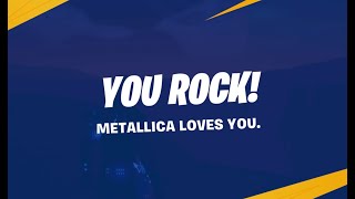 Metallica Comes to Fortnite FULL EVENT No Talking [upl. by Joli]