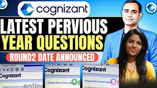 🔥Cognizant Previous Year Questions Cognizant Second Round Date  Cognizant PYQ🔥 [upl. by Kleeman]