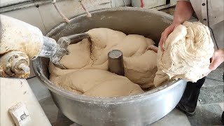 Machine lavash bread bakingHow to bake flat bread [upl. by Towne]