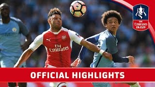 Arsenal 21 Man City  Emirates FA Cup 201617 SemiFinal  Official Highlights [upl. by Ahsiyt190]