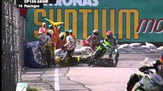 2011 PETRONAS Malaysian Cub Prix Championship  Season Review Crash Compilation [upl. by Nuahsyt]