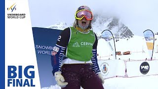 Big Final  Samkova edges Jacobellis for win  Cervinia  Ladies SBX  FIS Snowboard [upl. by Hadnama33]