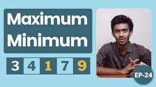 Maximum amp Minimum Element of an Array  C Programming for Beginners Ep  24  Tamil  code io [upl. by Waldron]