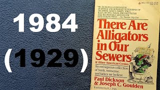 There Are Alligators in Our Sewers amp Other American Credos Paul Dickson amp Joseph C Goulden 19834 [upl. by Alejo]