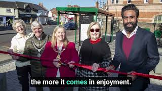 Borough councillors and Loughborough MP talk about improvements to Shepshed town centre [upl. by Ellehcim]