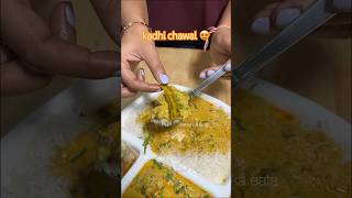 KADHI CHAWAL 😍 kadhichawal streetfood indianfood [upl. by Amzu]