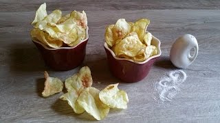 Chips di patate fritte velocissime al microonde pronte in soli 3 minuti zero grassi [upl. by Nnylrefinnej]