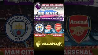 JADWAL LIGA INGGRIS MALAM INI BIG MATCH Manchester City vs Arsenal PremierLeague Live Hasil Skor [upl. by Kerns]