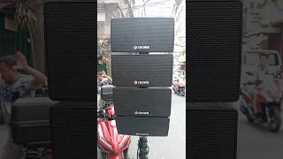 New model crown line array 4 column speaker active 12quot sub [upl. by Ilise]