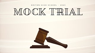 Ariton School Mock Trial 2023 [upl. by Idieh]