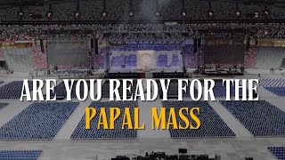 Timelapse of Papal Mass Stadium [upl. by Vaasta]