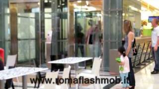 Rome Disco Elevator Candid Camera Flash Mob Remi Gaillard Style [upl. by Inotna]