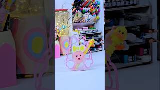 DIY Homemade cute transparent pencil ✏️ Stand🎀WOW 😱 Waste bottle Reuse idea 💡 shorts diy [upl. by Marquis]