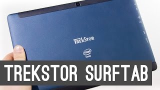 TrekStor SurfTab wintron 116 WindowsTablet im Hands On  Deutsch [upl. by Ayahc]