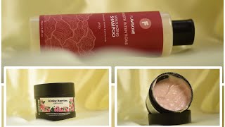 FLAWSOME SMOOTH INTENTIONS SHAMPOO amp KINKY BERRIES MOISTURIZING AND STRENGTHENING HAIR MASK REVIEW [upl. by Angelika925]