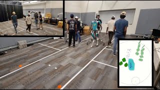 Socially Acceptable Bipedal Robot Navigation via Social Zonotope Network Model Predictive Control [upl. by Baerl]