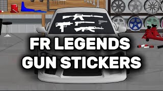 FR Legends gun stickers free livery codes [upl. by Ailsa]