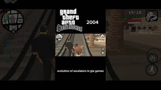 evolution of escalators in gta games gta3 gtavc gtasa gtalcs gtavcs [upl. by Agata]