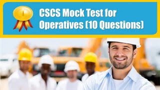 CSCS Mock Test for Operatives 10 Questions [upl. by Dinan]