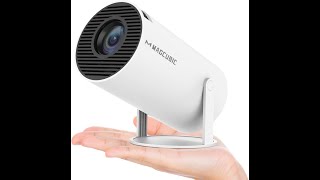 Magcubic HY300 Portable Projector Review – PROS amp CONS – 200 ANSI Smart Projector [upl. by Eceinhoj]