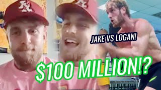 quotI Have To Keep Winningquot Jake Paul To Fight Logan Paul For 100 MILLION Talks KSI amp Mike Majlak 😱 [upl. by Autrey24]