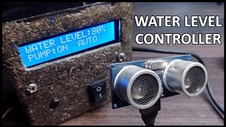 How To Make Automatic Water Level Controller  Ultrasonic Water Level Controller [upl. by Jamaal]