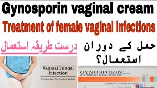 How to Use Gynosprin cream vaginal infection treatmentGynosporin Cream Use Methodmrmedical [upl. by Dilan]