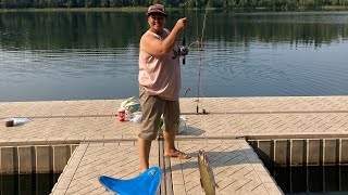 Alberta Fishing  We got big trout  Alberta Canada Lake [upl. by Lebatsirhc]