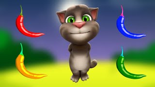 চার ধরনের মরিচ খাচ্ছে টকিং টম 🤣🥵  Talking Tomer Moricer Mojar Video  bangla cartoon talking tom [upl. by Asit696]