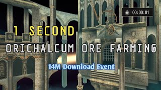 Toram Online  1 Second Orichalcum Ore amp Mana Farm at 14 M Download Event  Easy amp Fast [upl. by Holbrook]