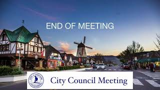 Solvang City Council Meeting 11122024 [upl. by Zaraf685]