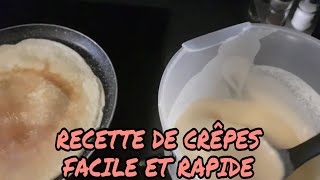 CREPES FACILE ET RAPIDE [upl. by Asiret]