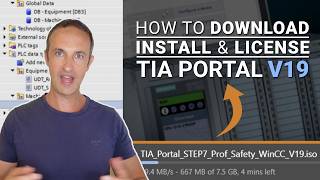 How to Download Install and License TIA Portal V19 StepbyStep Tutorial [upl. by Dahc420]