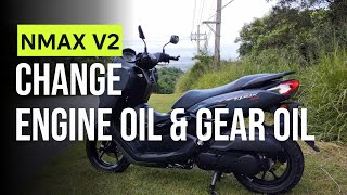 Nmax V2 Change Oil [upl. by Namzed]