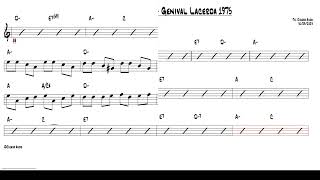 Severina Xique Xique  Genival Lacerda 1975 Tenor Sax Bb Sheet music [upl. by Attelrac]