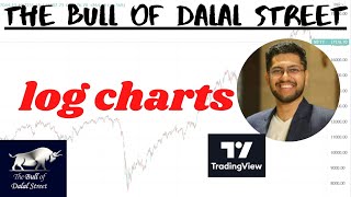 What is Log Chart in TradingView  Stock Market हिन्दी [upl. by Wynne844]