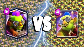 GOBLIN MACHINE Vs GOBLIN DEMOLISHER  Clash Royale Battle [upl. by Assirehs]