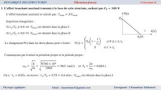 Dynamique des structures  Exercice 11 [upl. by Tomlinson]