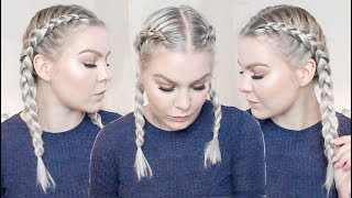 How To Dutch Braid Your Own Hair Step By Step For Complete Beginners  FULL TALK THROUGH [upl. by Mosier]