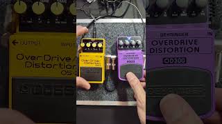 BOSS OS 2 X BEHRINGER OVERDRIVE DISTORTION OD300 OS2 CLONE bosspedals behringer os2 od300 [upl. by Ontina]