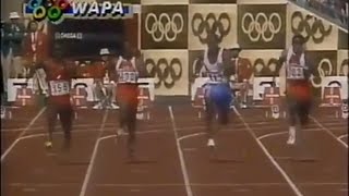 1988 Olympics Mens 100 Meter Final Aftermath When Ben Johnson beat Carl Lewis [upl. by Enelrihs435]