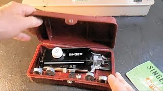 All about the Buttonholer for Singer Model 301 Sewing Machine PART 1 [upl. by Gustafsson805]