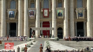 Highlights Holy Mass with Canonization October 20 2024 Pope Francis [upl. by Ruckman]