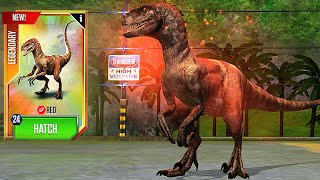 NEW LEGENDARY RED X3 MAX LEVEL 40  JURASSIC WORLD THE GAME [upl. by Valenba84]